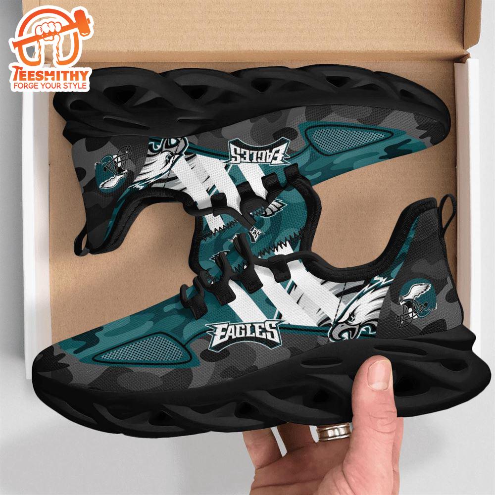 NFL Philadelphia Eagles Military Camouflage M Soul Shoes  For Fans Sports