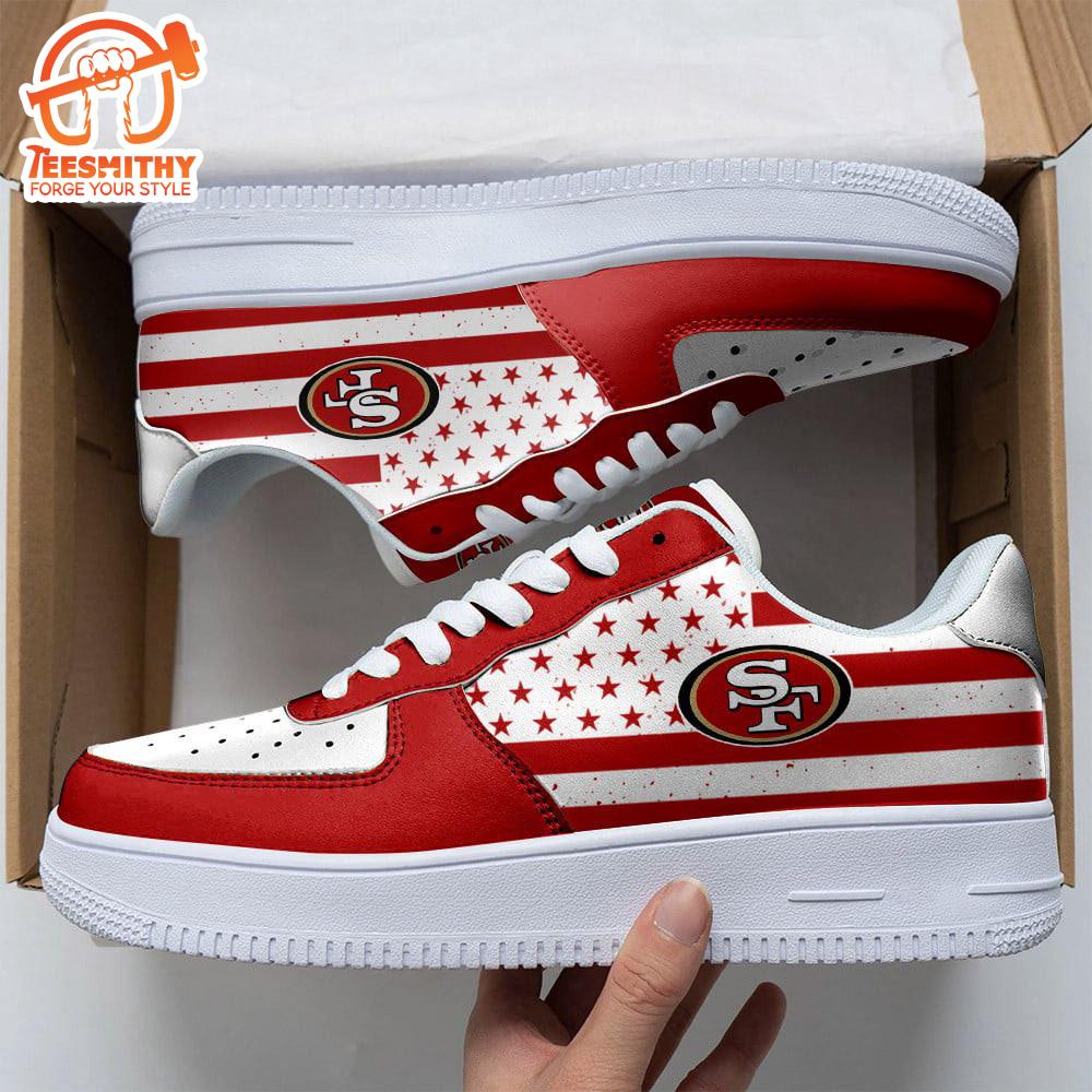 NFL San Francisco 49ers Air Force 1 Shoes For Fans  Gift For Christmas