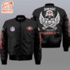 Nfl San Francisco 49Ers Wings Skull 3D Bomber Jacket  Gift For Fans