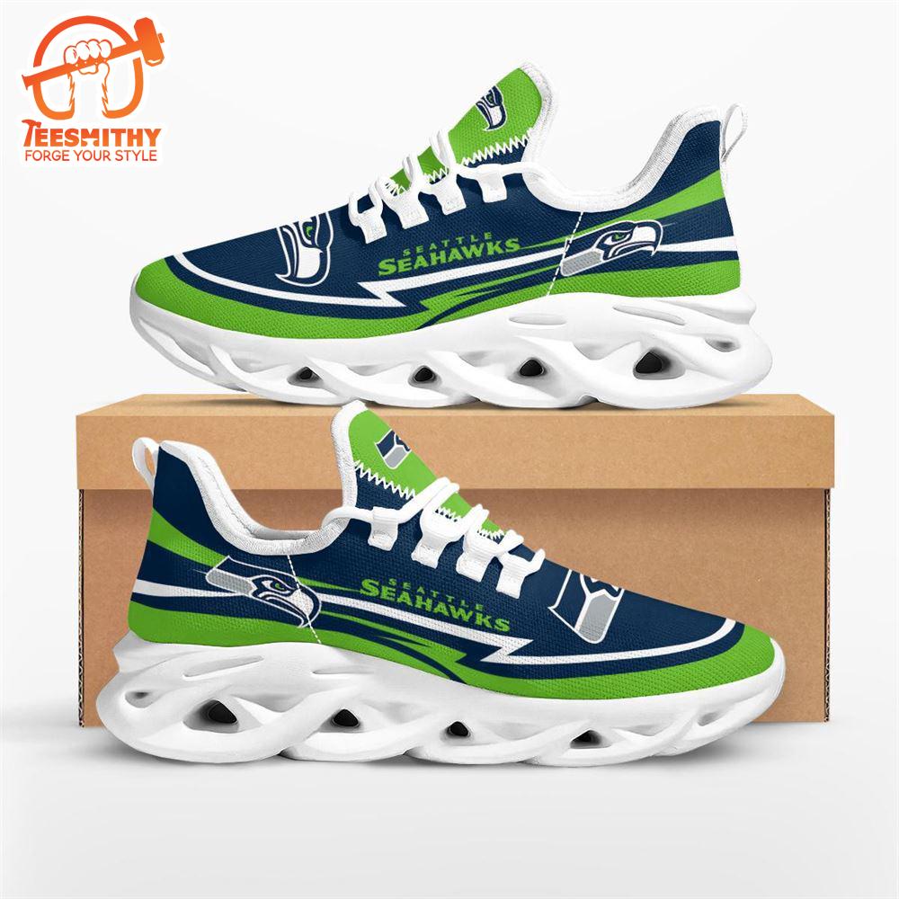 NFL Seattle Seahawks Are Coming Curves Max Soul Shoes  For Fans Sports