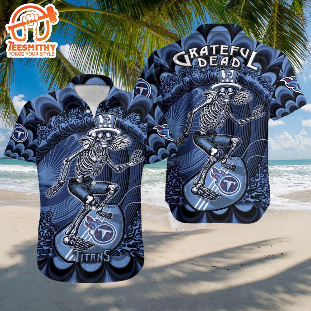 NFL Tennessee Titans Grateful Dead Hawaiian Shirt