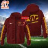 NFL Washington Commanders Football Windbreaker Outdoor Jacket – Custom Name