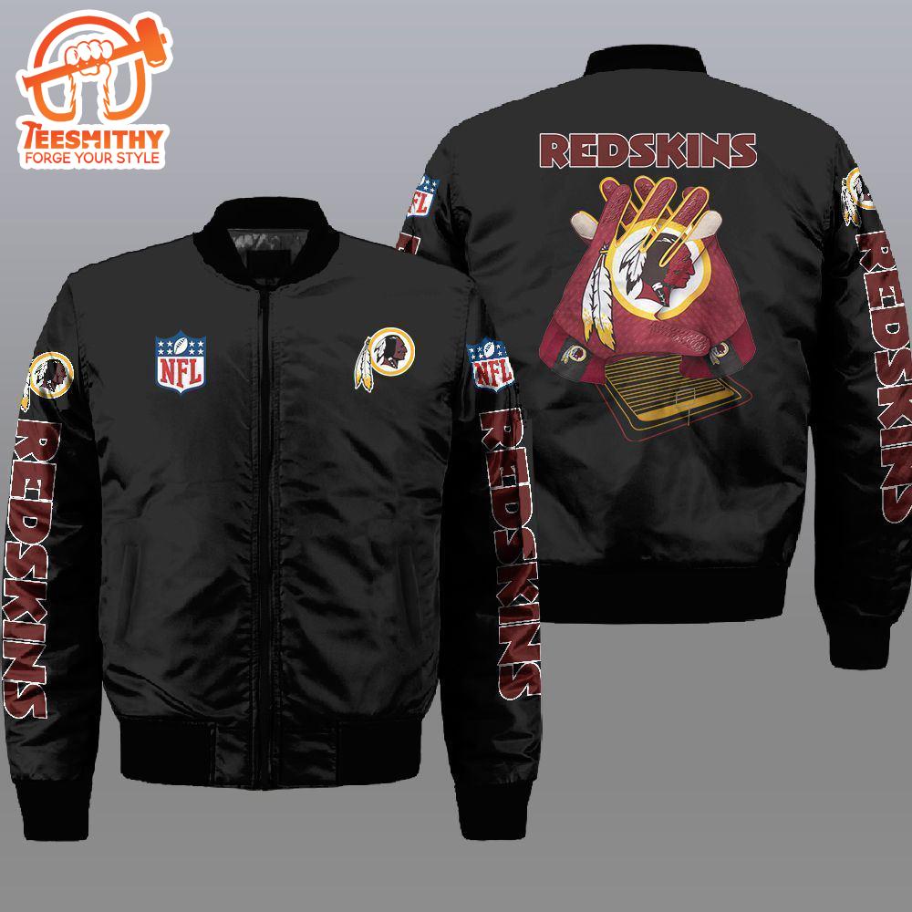 Nfl Washington Football Team 3D Bomber Jacket  Gift For Fans