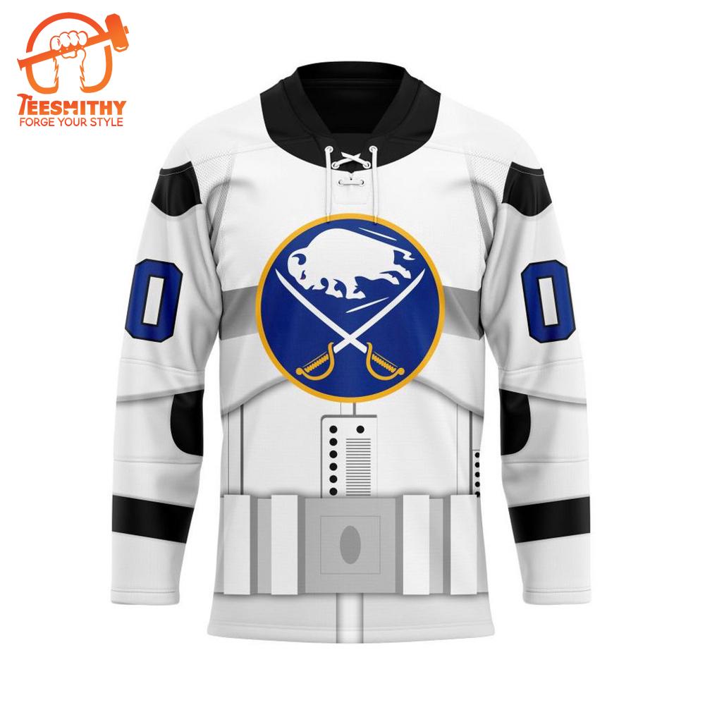 NHL Buffalo Sabres Personalized Star Wars Stormtrooper Hockey Jersey