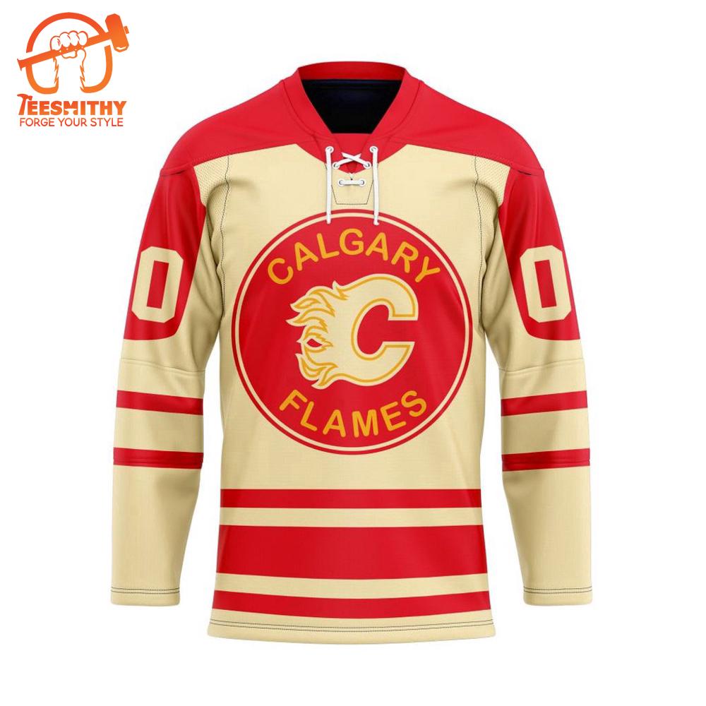 NHL Calgary Flames 2023 Heritage Classic Hockey Jersey