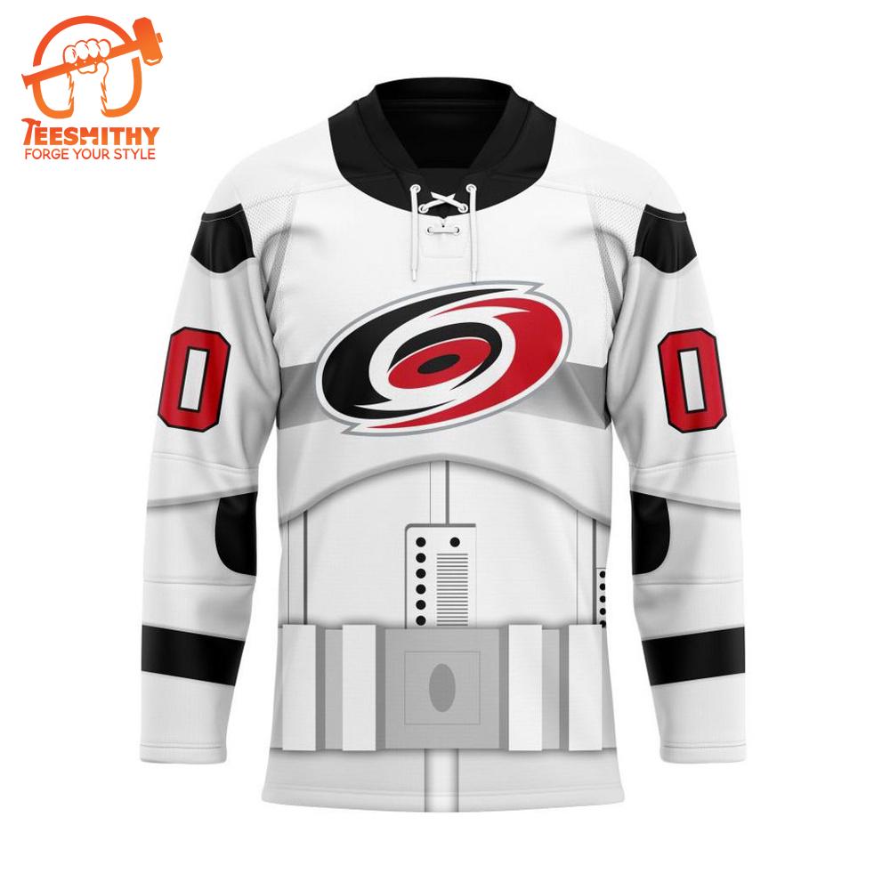 NHL Carolina Hurricanes Personalized Star Wars Stormtrooper Hockey Jersey