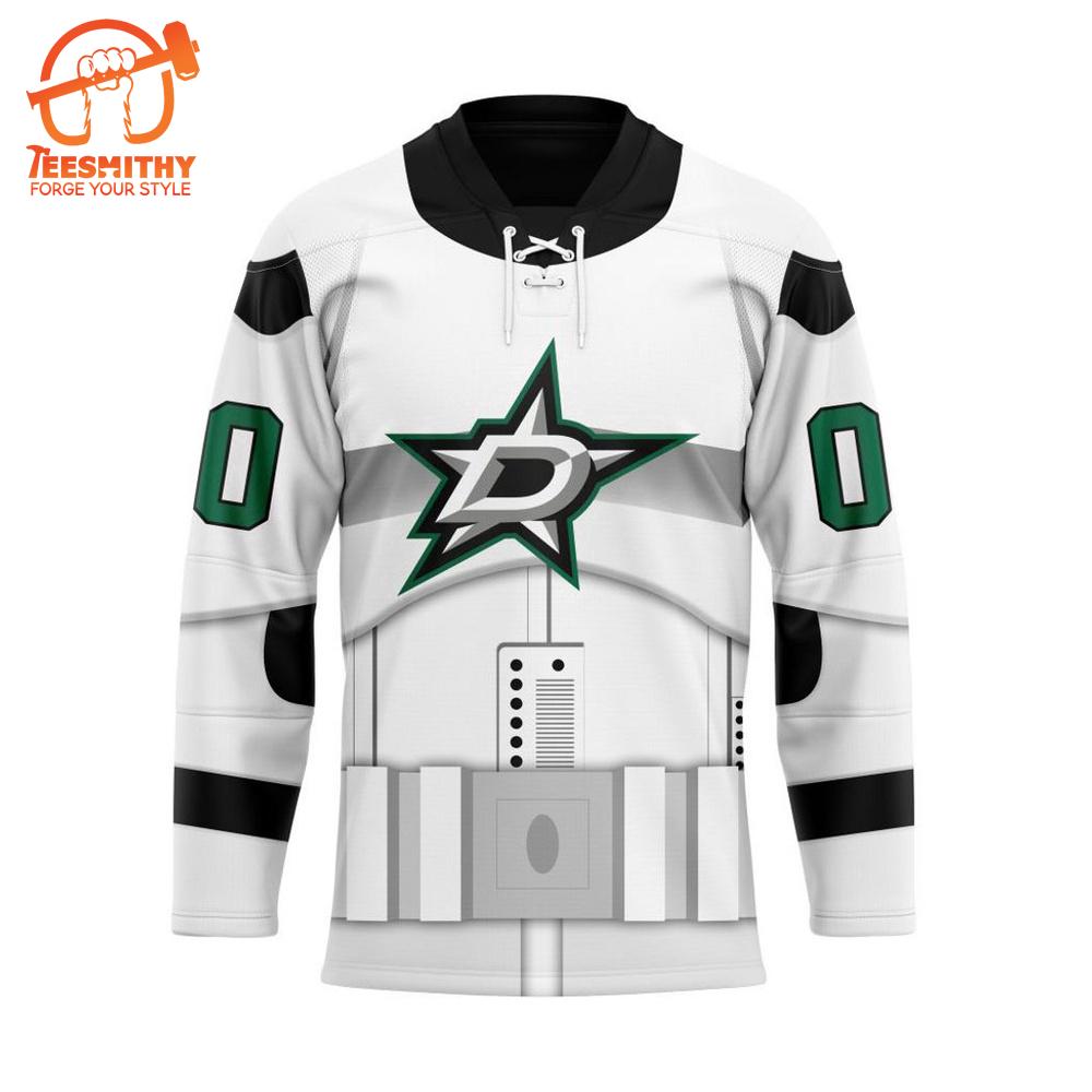 NHL Dallas Stars Personalized Star Wars Stormtrooper Hockey Jersey