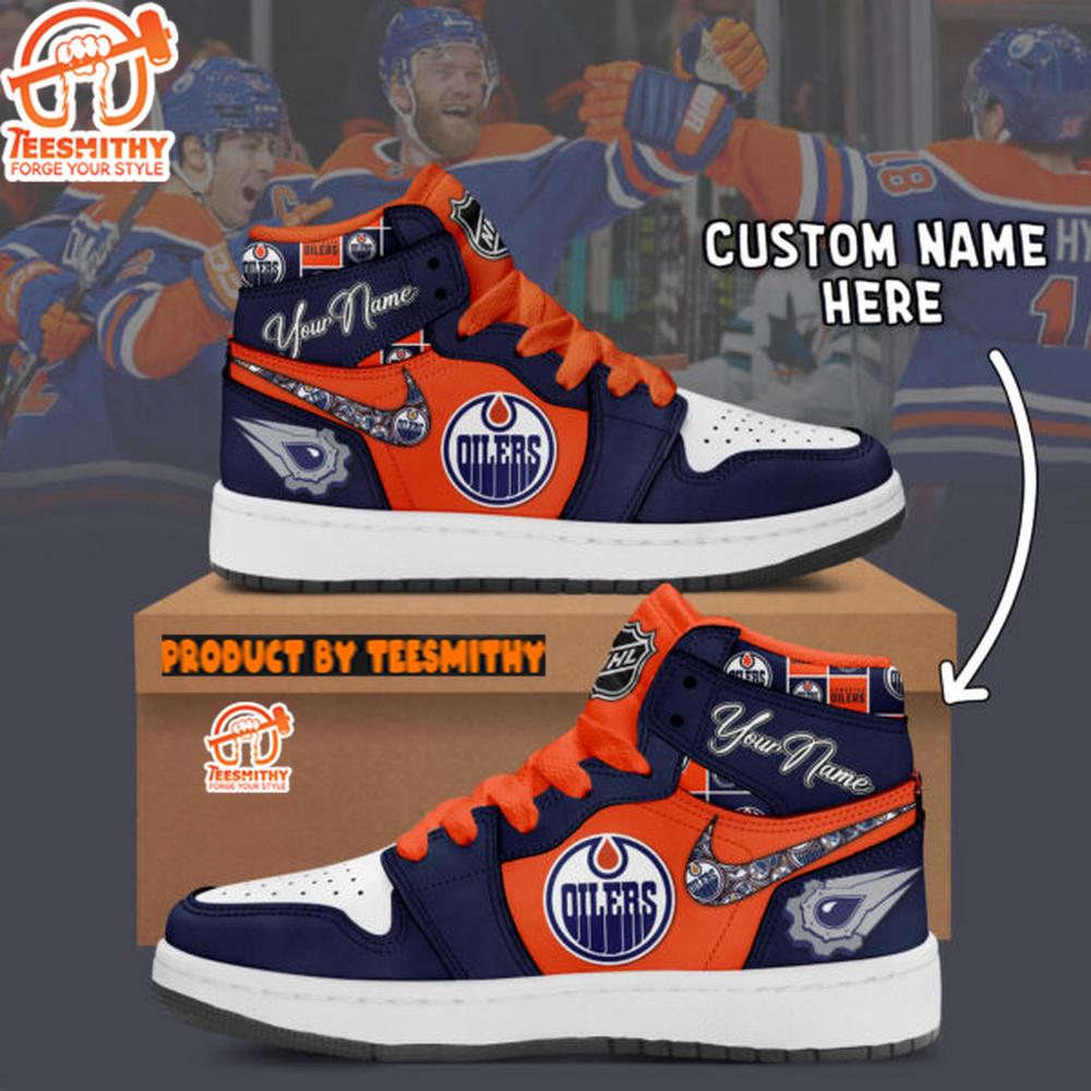 NHL Edmonton Oilers Air Jordan 1 Shoes