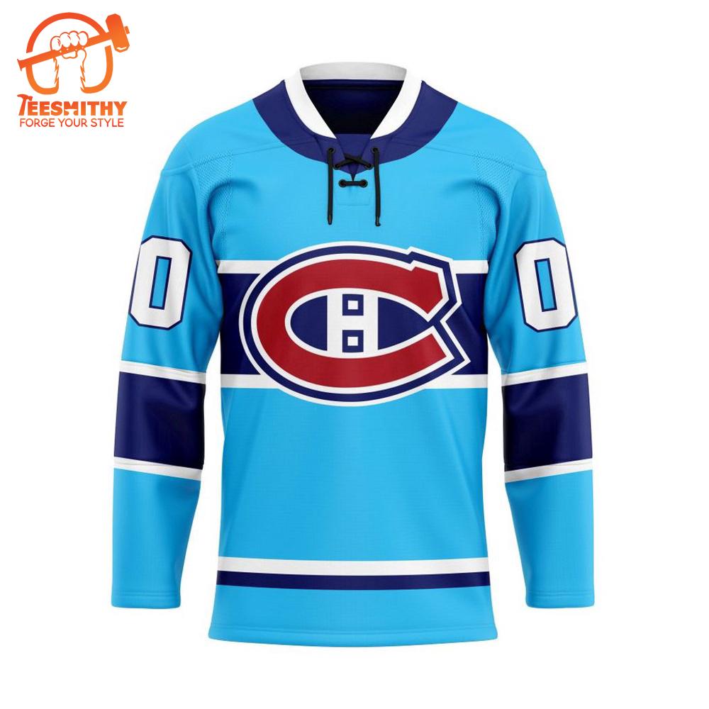 NHL Montreal Canadiens Personalized Reverse Retro Hockey Jersey