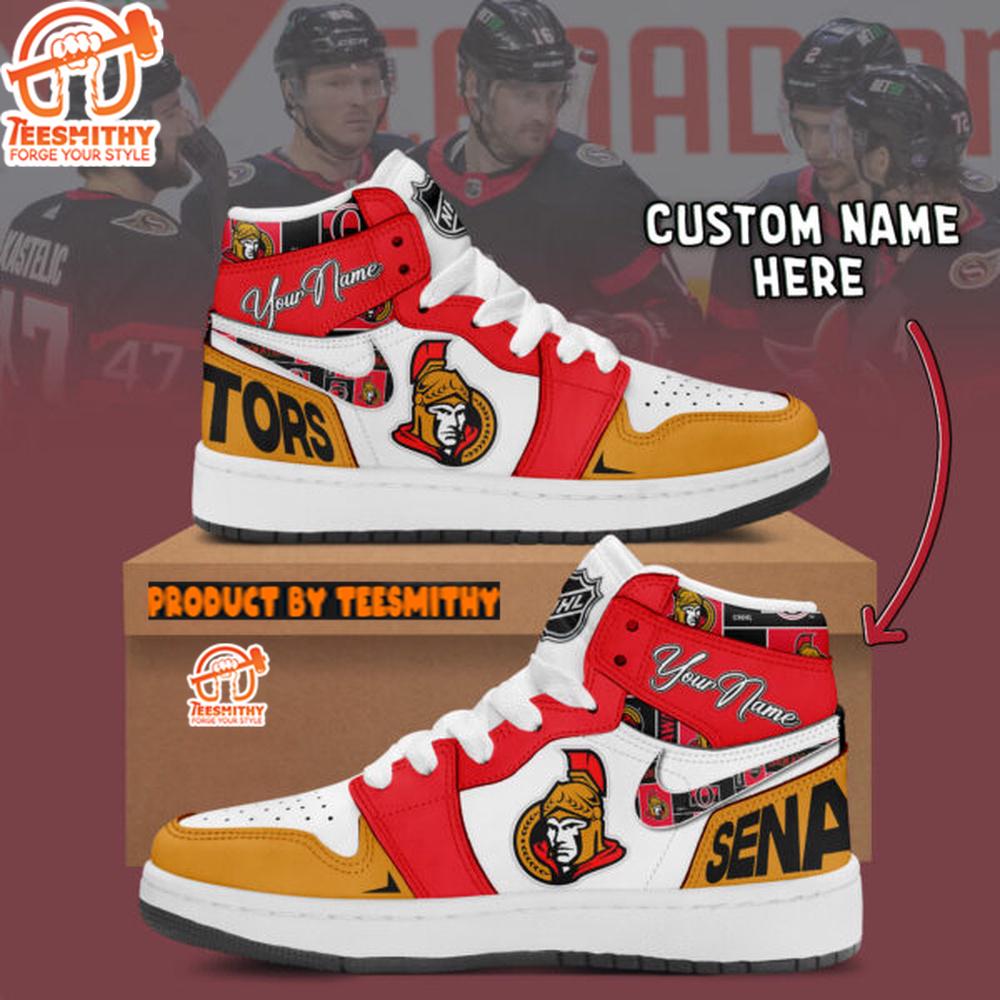 NHL Ottawa Senators Air Jordan 1 Shoes