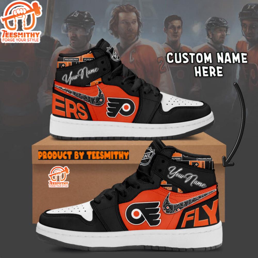 NHL Philadelphia Flyers Air Jordan 1 Shoes