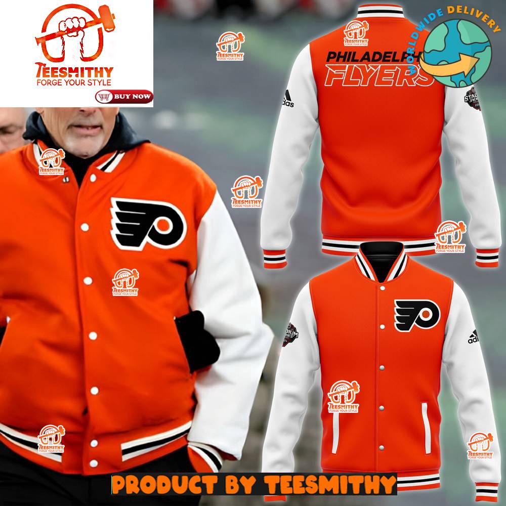 NHL Philadelphia Flyers Hockey Team Baseball Jacket