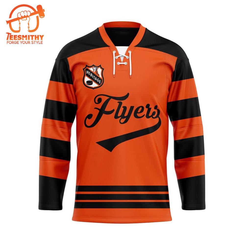 NHL Philadelphia Flyers Personalized Heritage Hockey Jersey Design