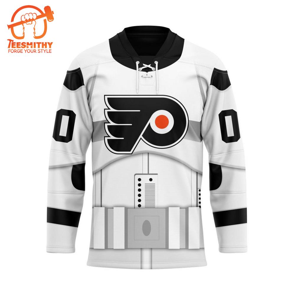 NHL Philadelphia Flyers Personalized Star Wars Stormtrooper Hockey Jersey