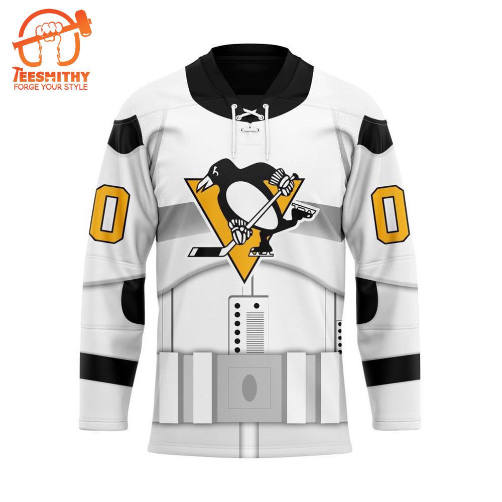 NHL Pittsburgh Penguins Personalized Star Wars Stormtrooper Hockey Jersey