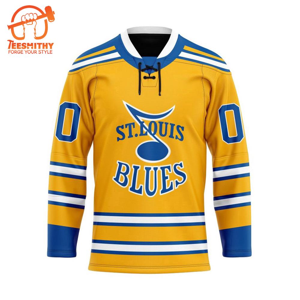 NHL St. Louis Blues Personalized Reverse Retro Hockey Jersey