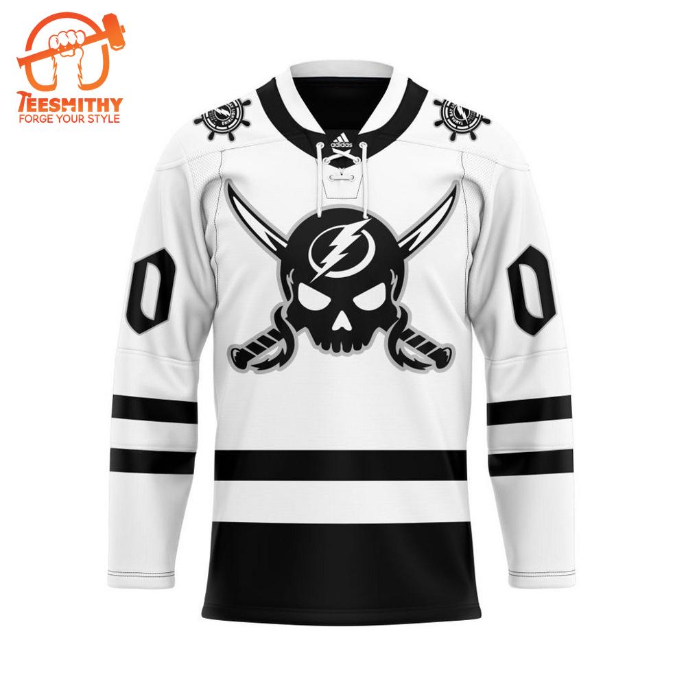 NHL Tampa Bay Lightning Personalized 2024 Gasparilla Hockey Jersey