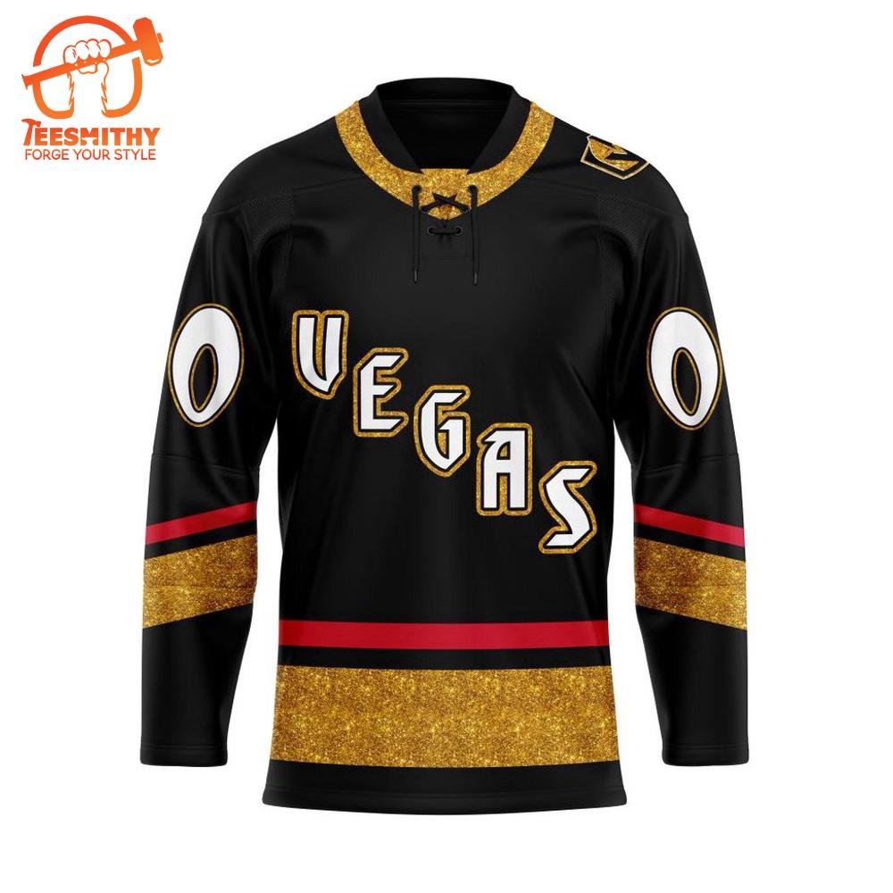 NHL Vegas Golden Knights Personalized Reverse Retro Hockey Jersey