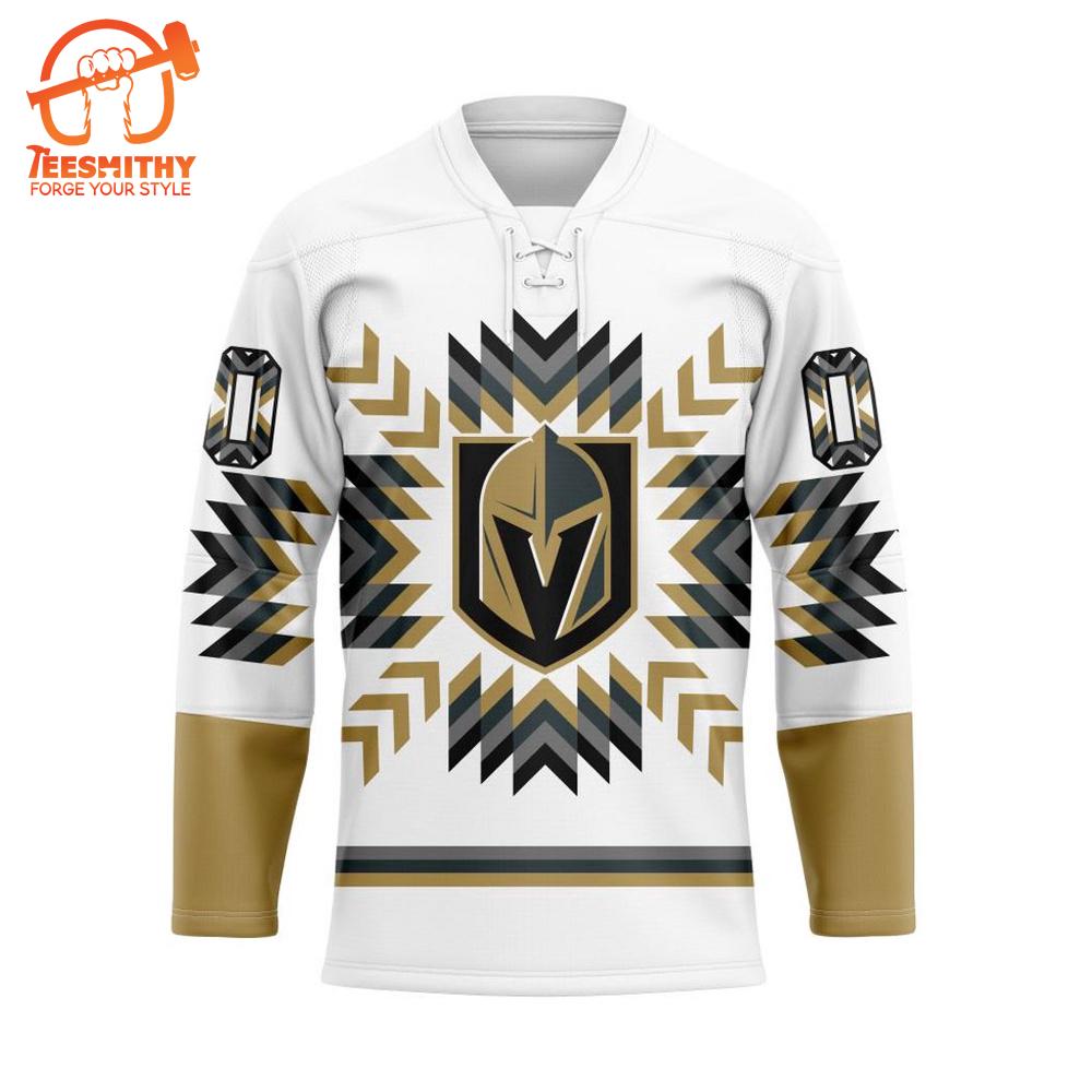 NHL Vegas Golden Knights Special Design With Native Pattern Hockey Jersey