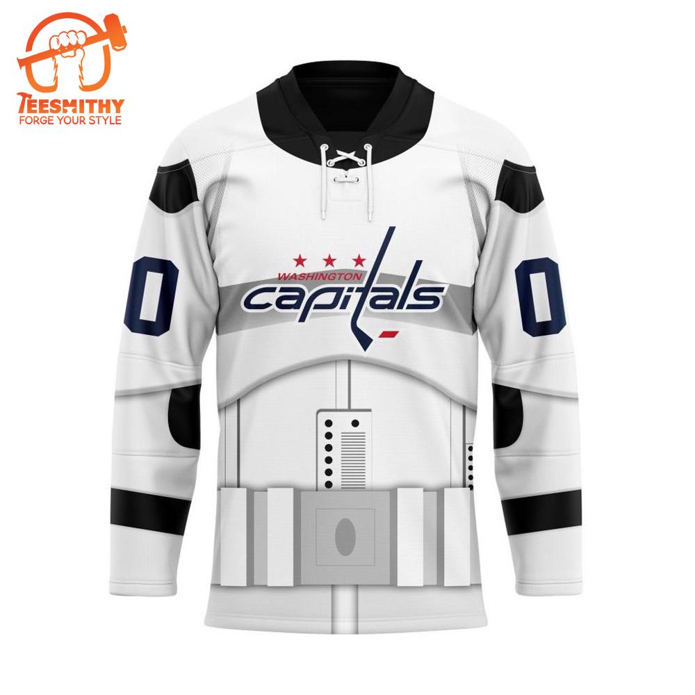 NHL Washington Capitals Personalized Star Wars Stormtrooper Hockey Jersey