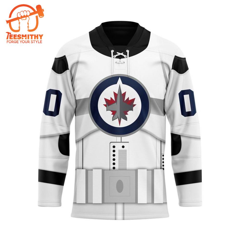 NHL Winnipeg Jets Personalized Star Wars Stormtrooper Hockey Jersey