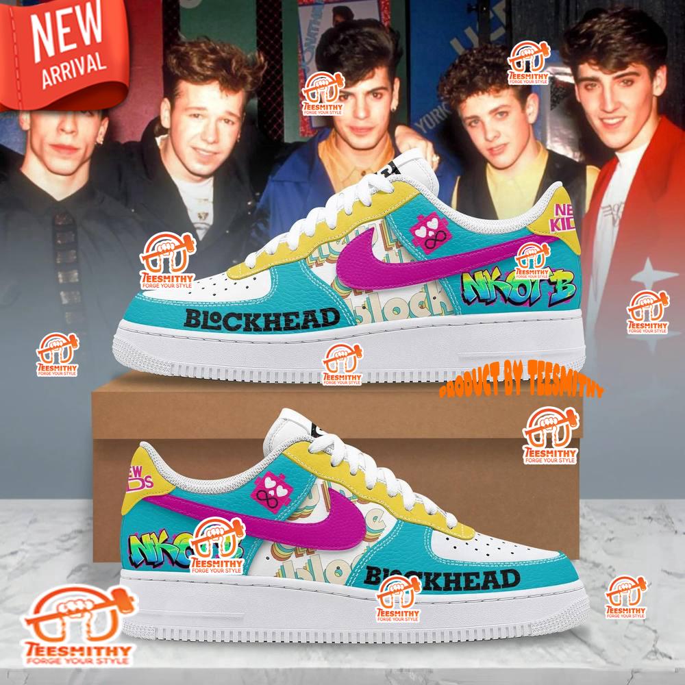 NKOTB Blockhead Limited Edition Nike Air Force 1 Shoes