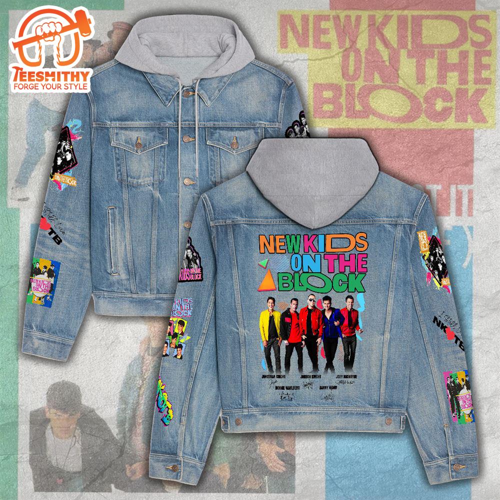 NKOTB Women’s Denim Hood Jacket