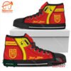 Nordsjaelland Personalized High Top Canvas Shoes