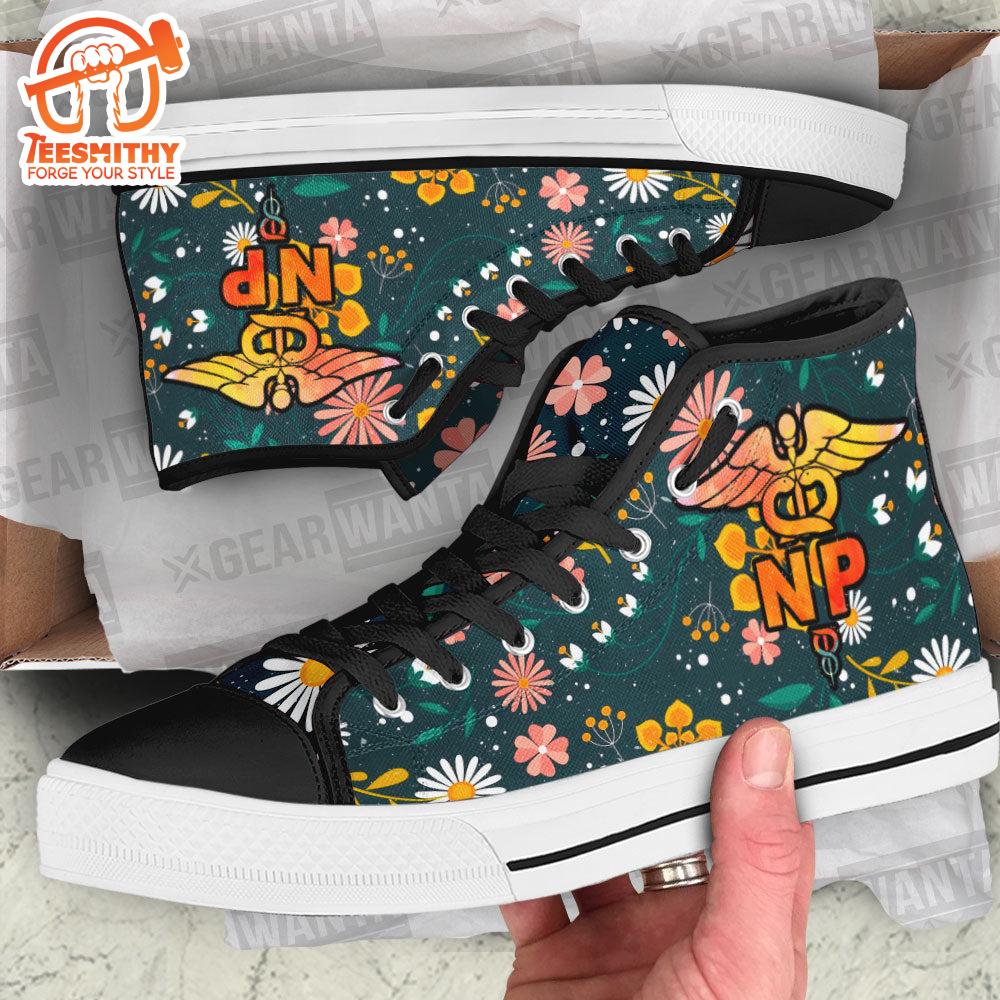 NP Nurse High Top Shoes Custom