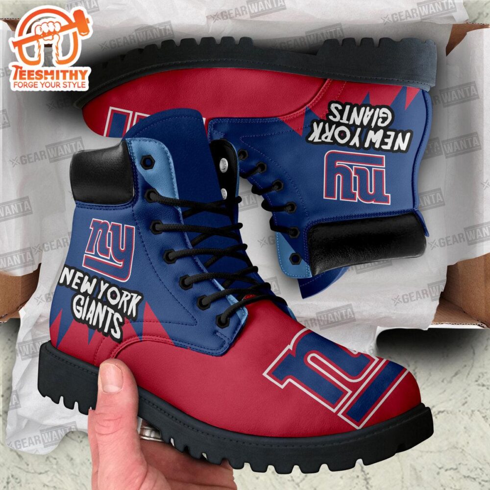 NY Giants Boots Shoes Custom For Fans