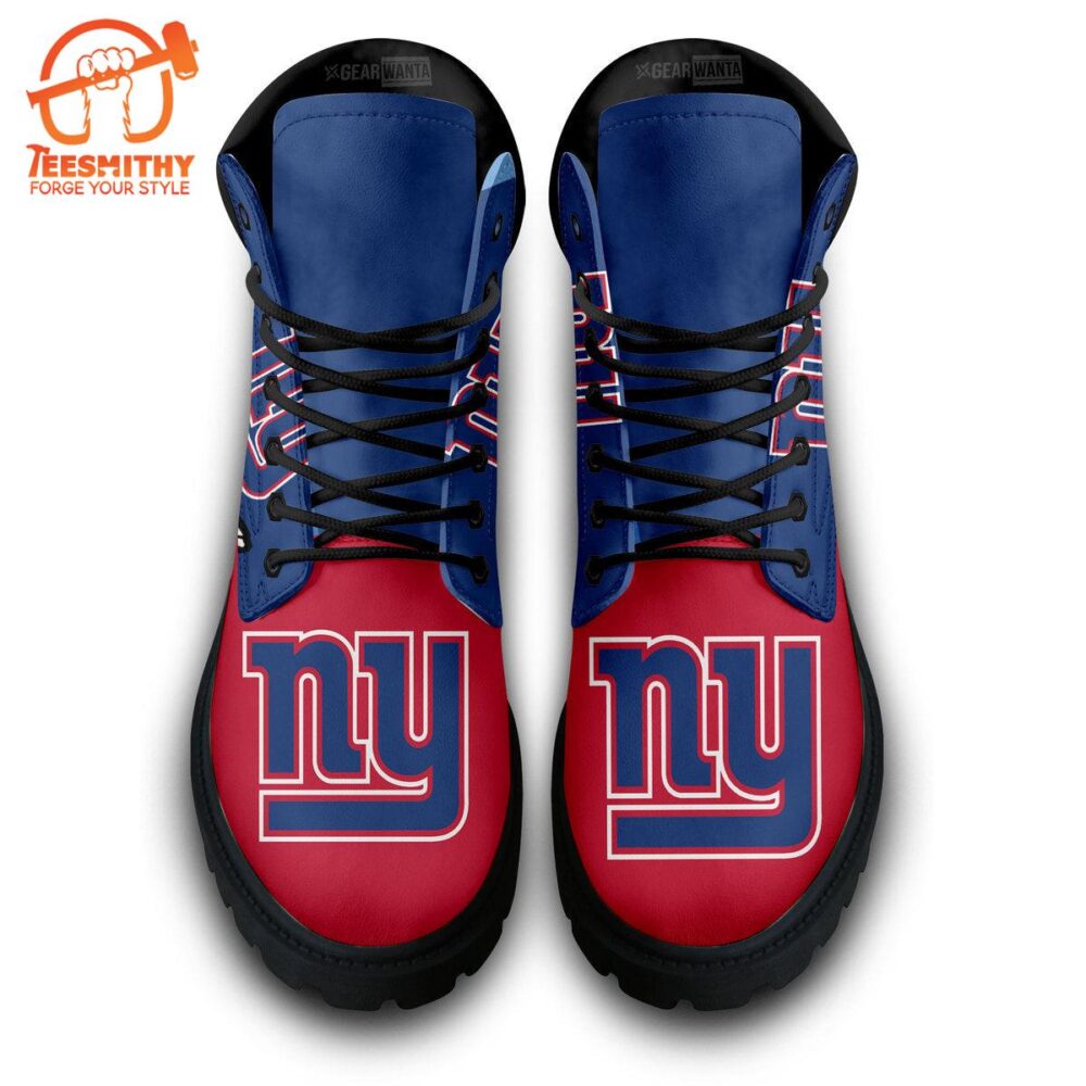 NY Giants Boots Shoes Custom For Fans