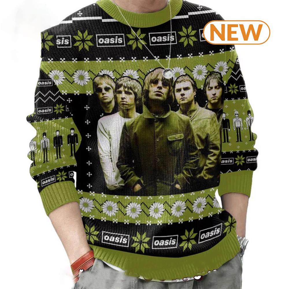 Oasis  Ugly Christmas Sweater Shirt, Sweatshirt