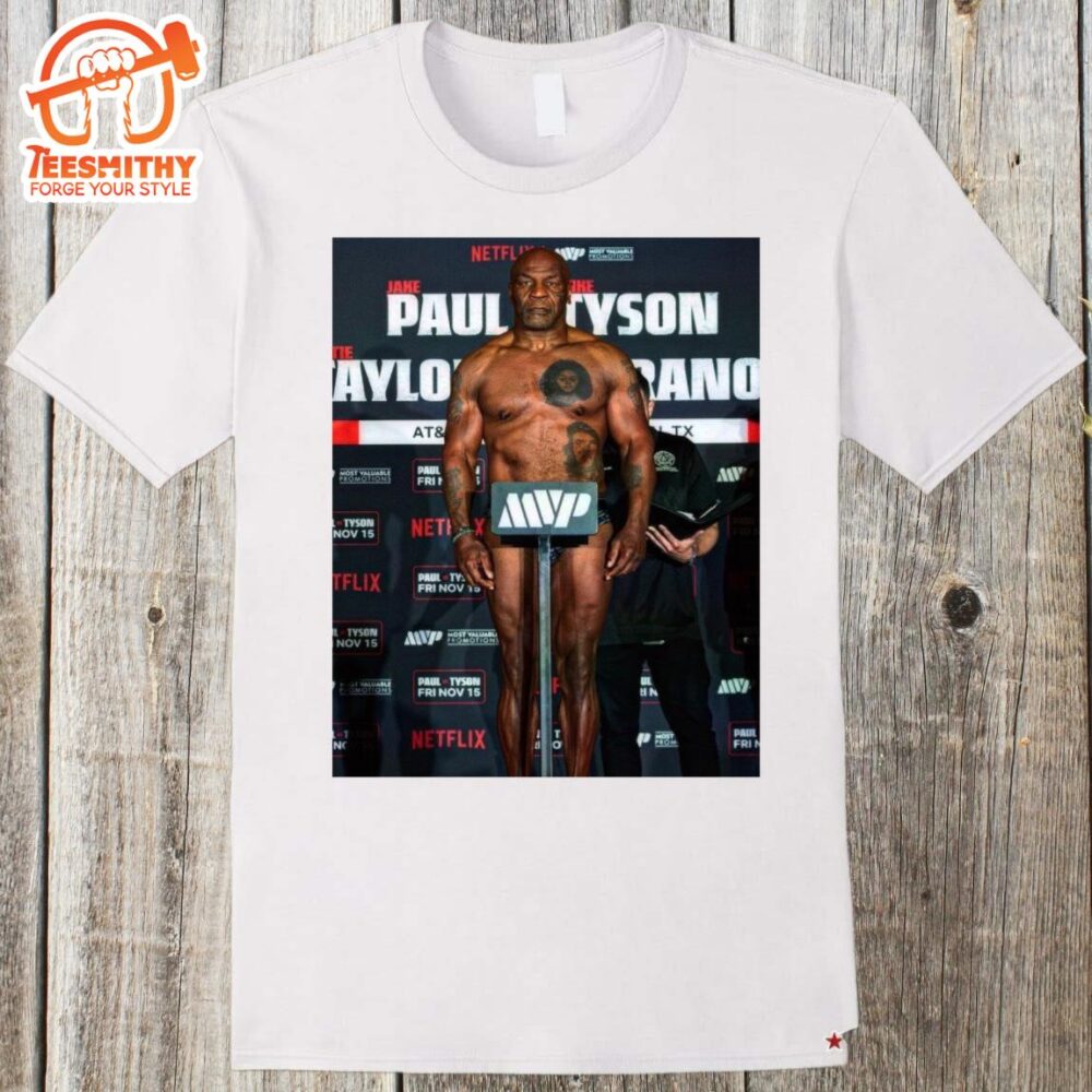 Official Jake Paul Vs Iron Mike Tyson Friday Nov 15 2024 Poster T-Shirt