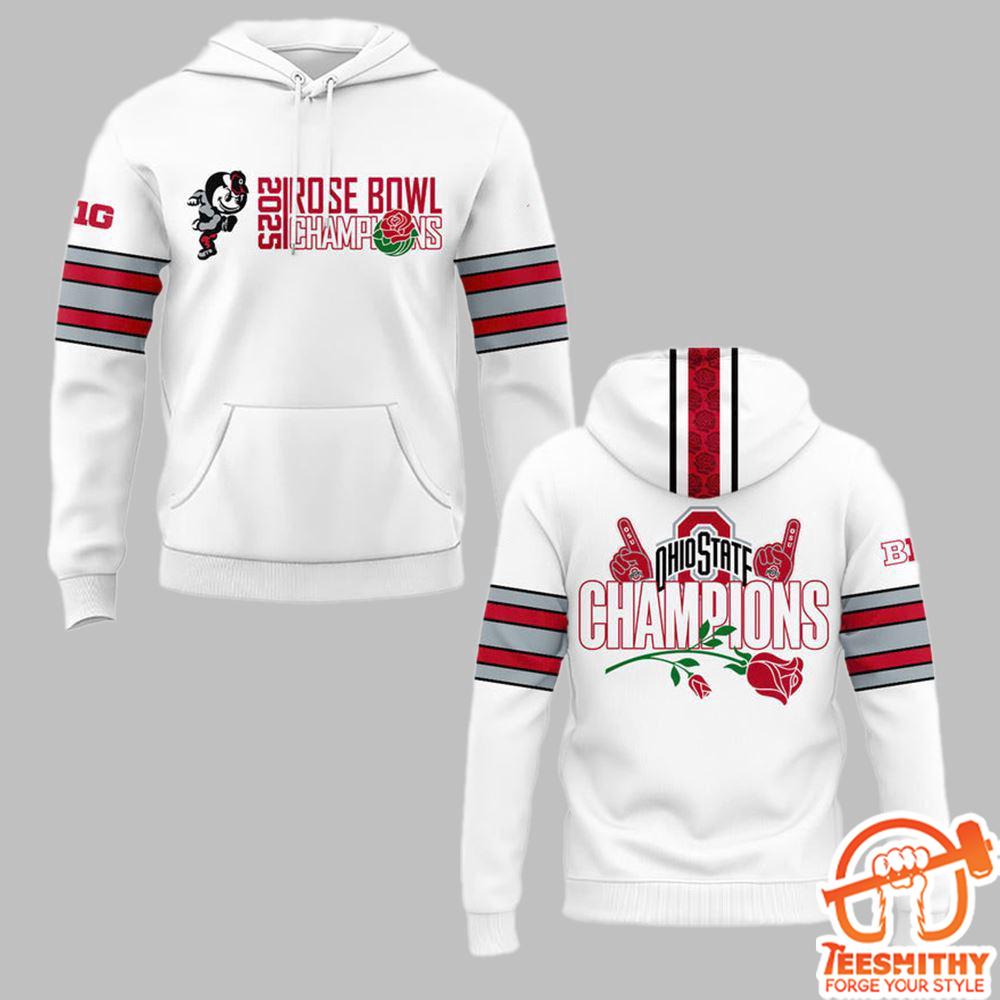 Ohio State 2025 Rose Bowl Champions Hoodie