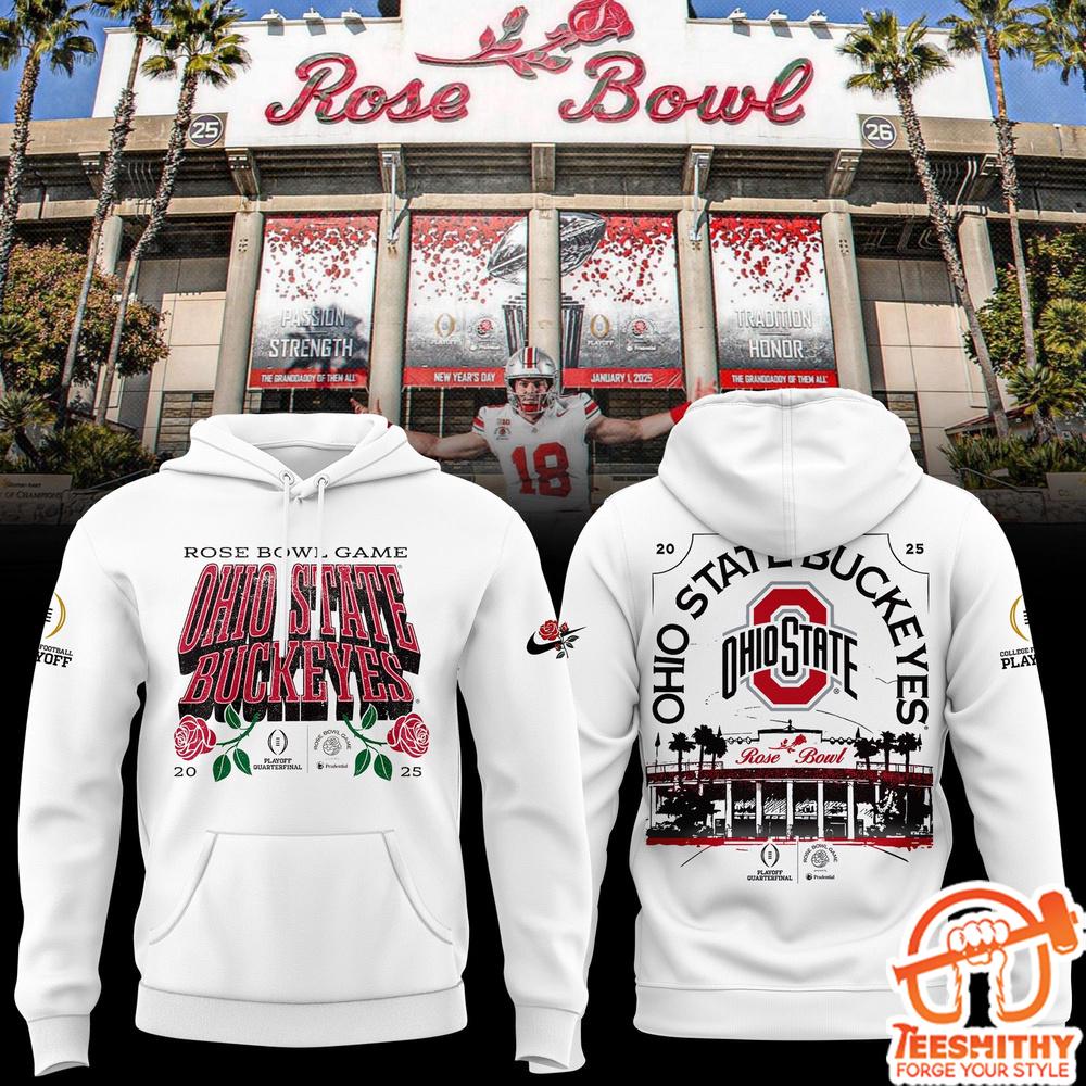 Ohio State Buckeyes Rose Bowl Game 2025 Hoodie Shirt