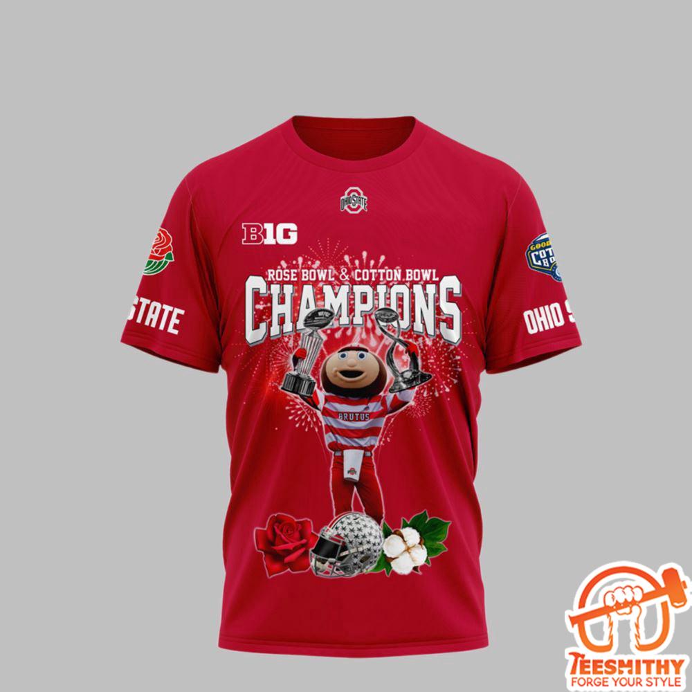 Ohio State Rose Bow and Cotton Bowl Champions Shirt