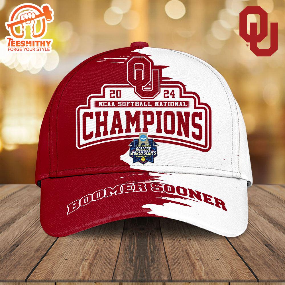 Oklahoma Sooners Women’s Softball 2024 Logo New, 3D Classic Hat Cap Gift Xmas