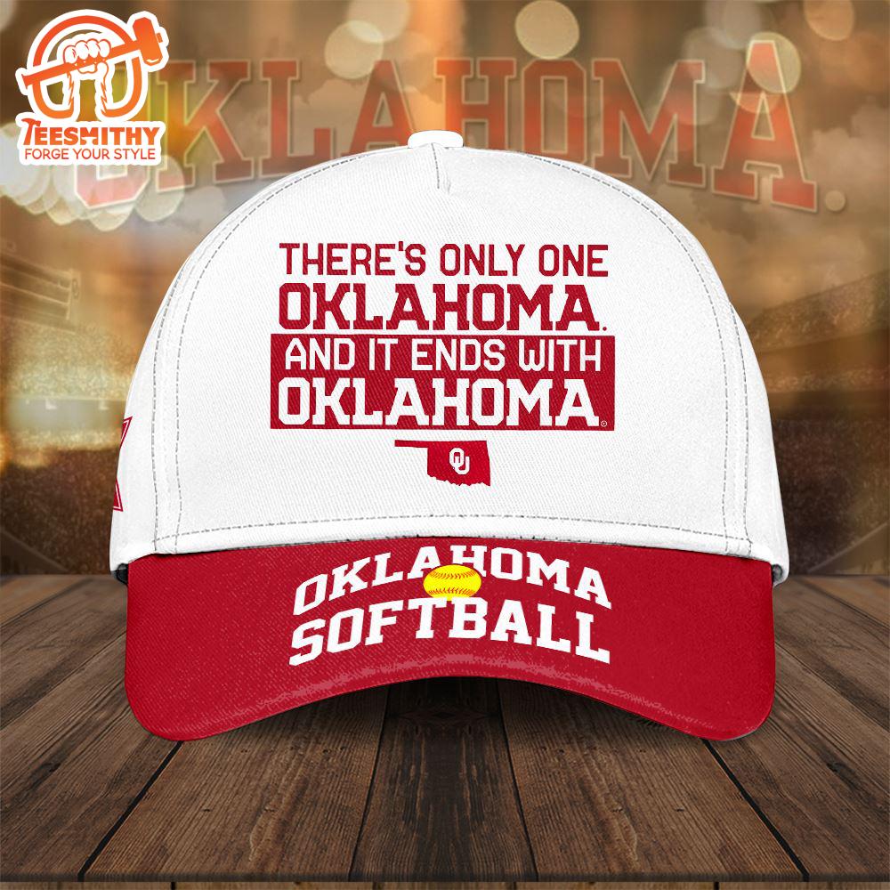 Oklahoma Sooners Women’s Softball Classic Cap 3D Hat Trendding New