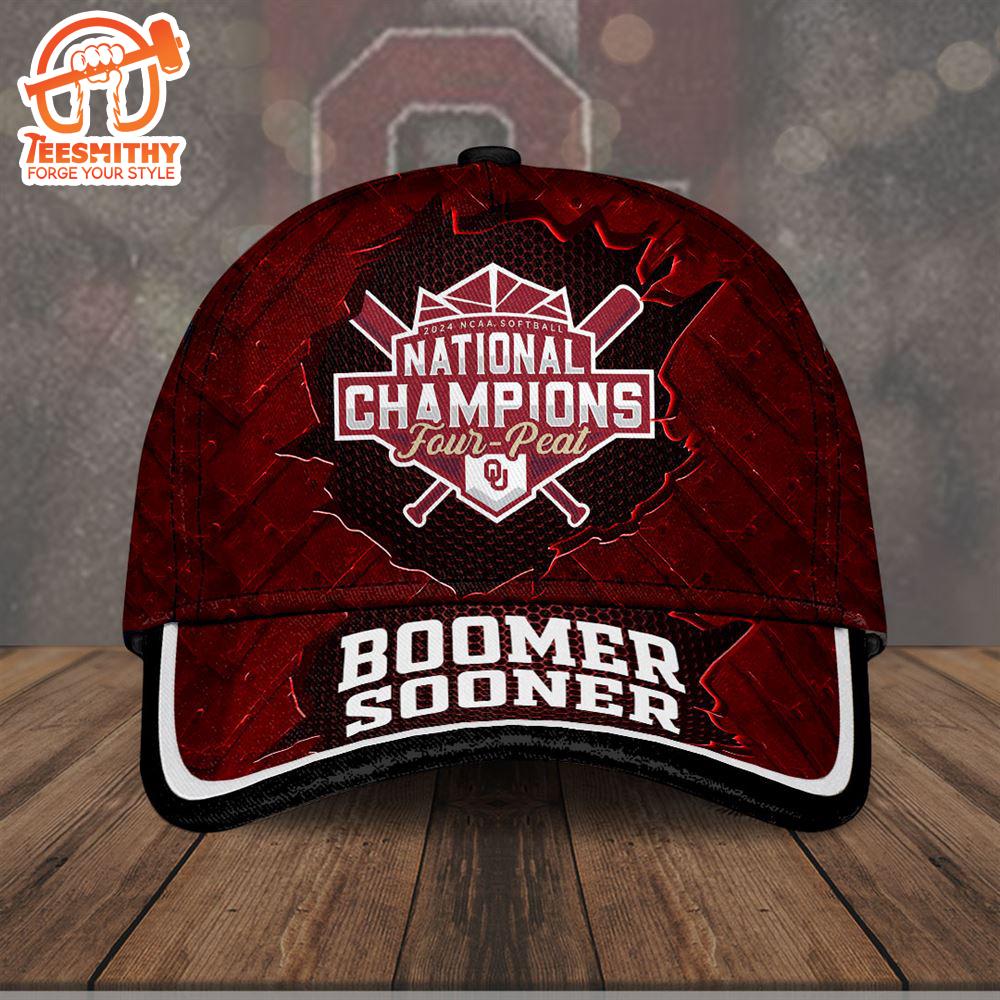 Oklahoma Sooners Women’s Softball Classic Cap Hat 3D For Women And Men