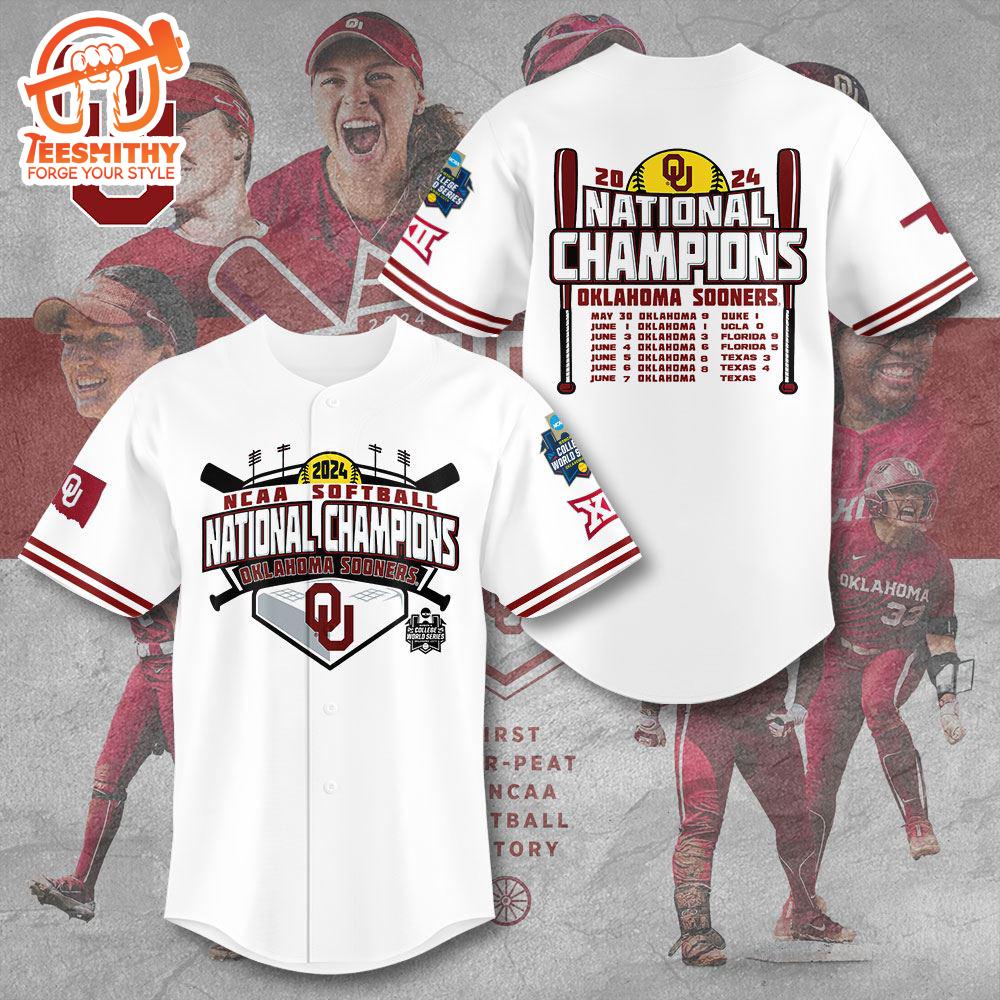 Oklahoma Sooners Women’s Softball Trendding For Fans Baseball Jersey Shirt, For Gift Fans Jersey