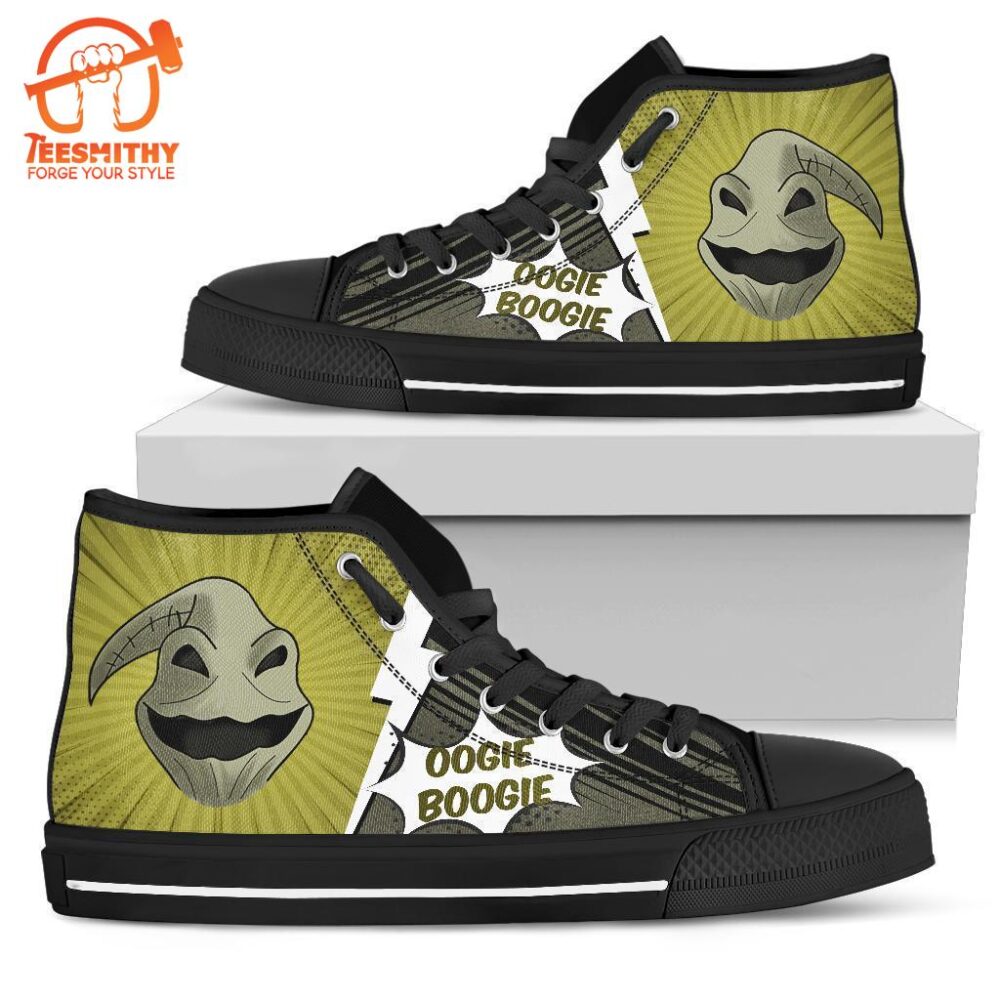 Oogie Boogie Sneakers Nightmare High Top Shoes Custom