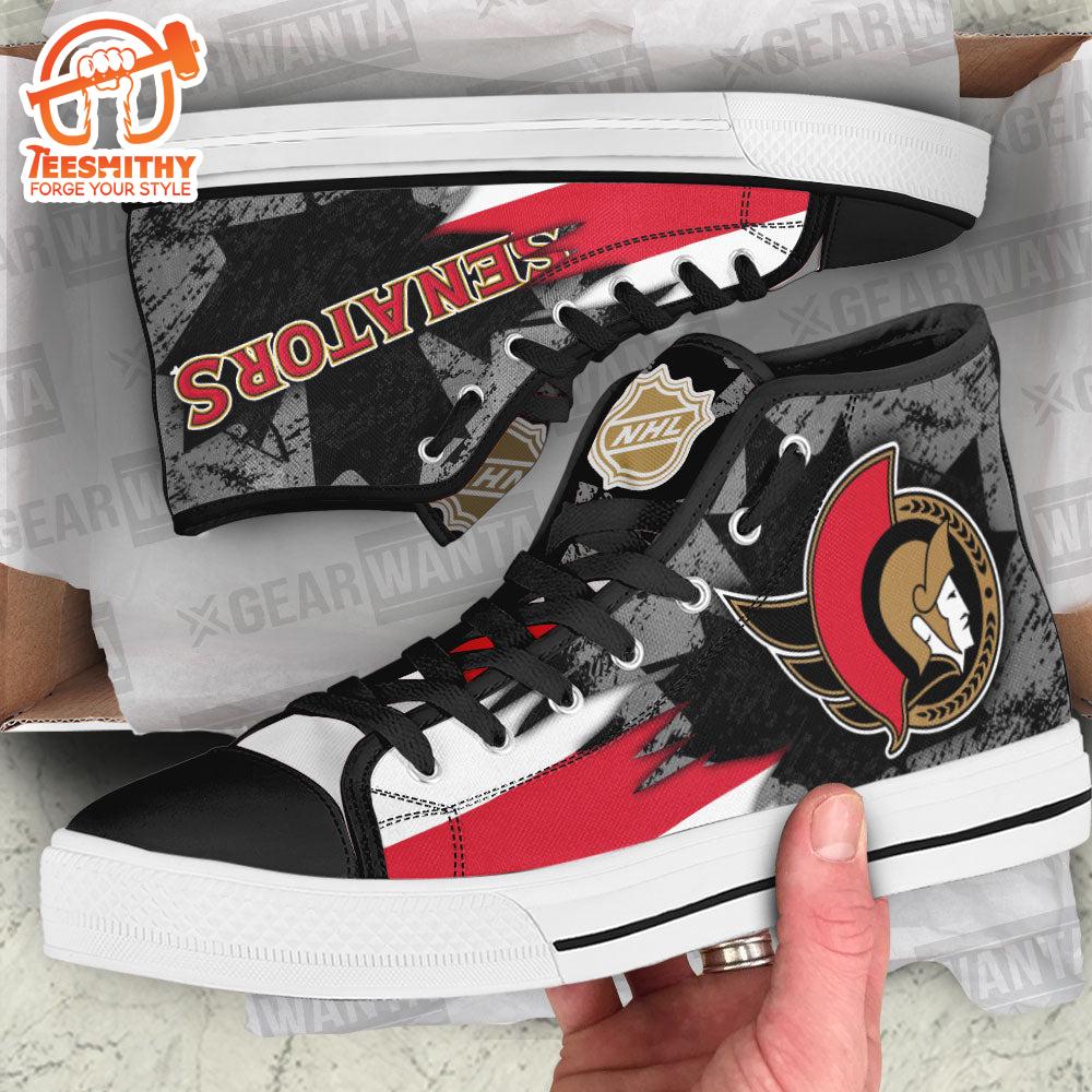 Ottawa Senators High Top Shoes Custom Canadian Maple Sneakers