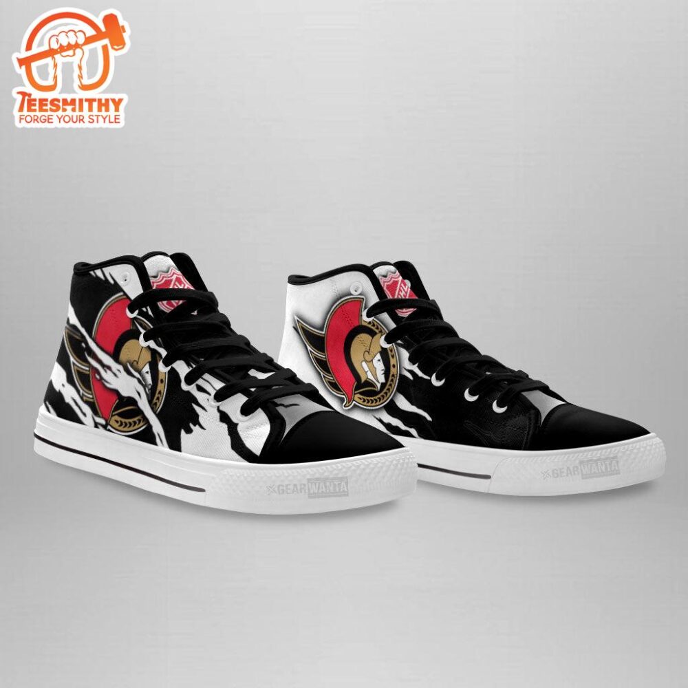 Ottawa Senators High Top Shoes Custom For Fans