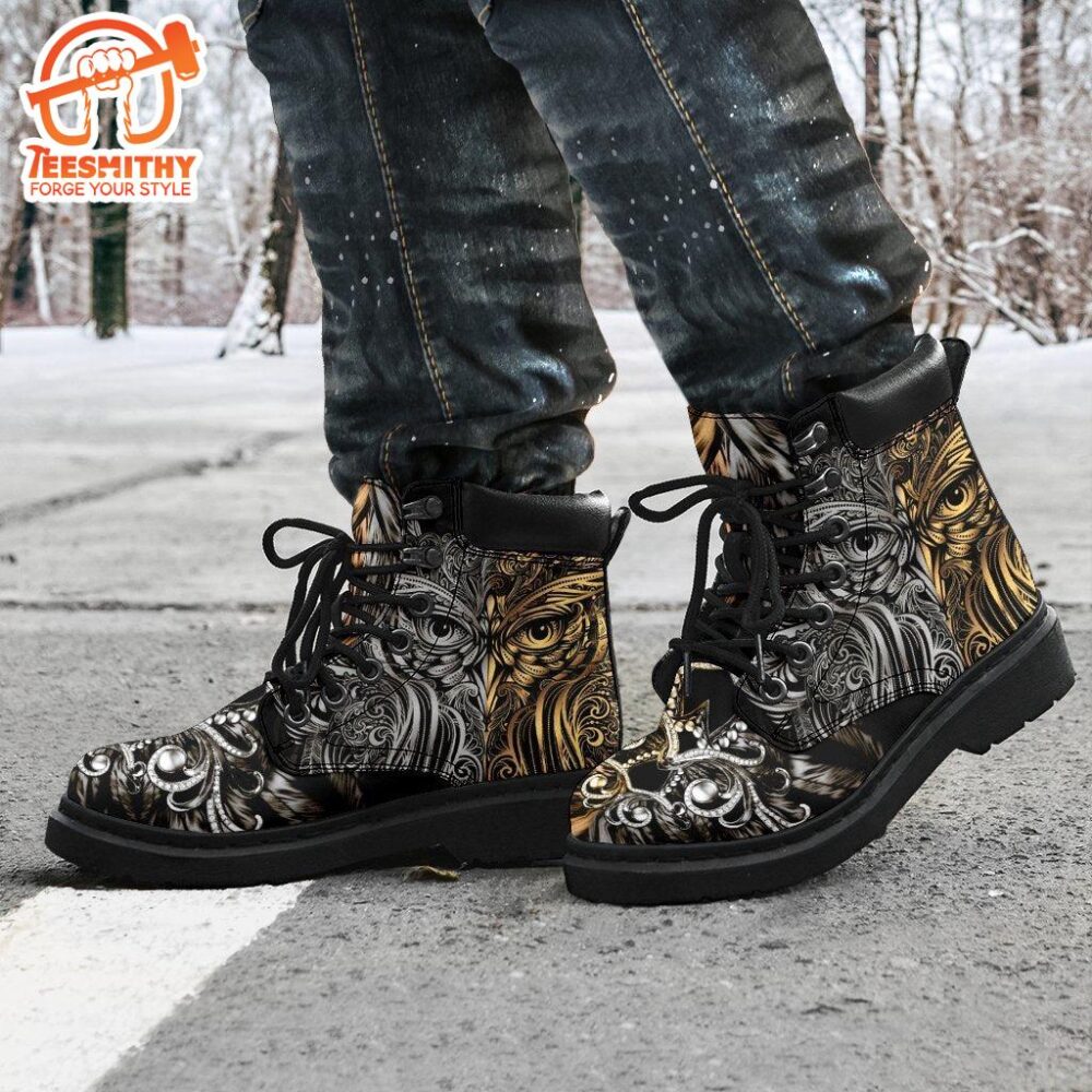 Owl Boots Cool Gift Idea For Who Love Owl