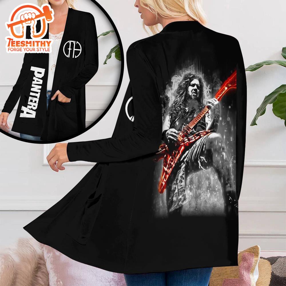 Pantera Women’s Patch Pocket Cardigan For Fans