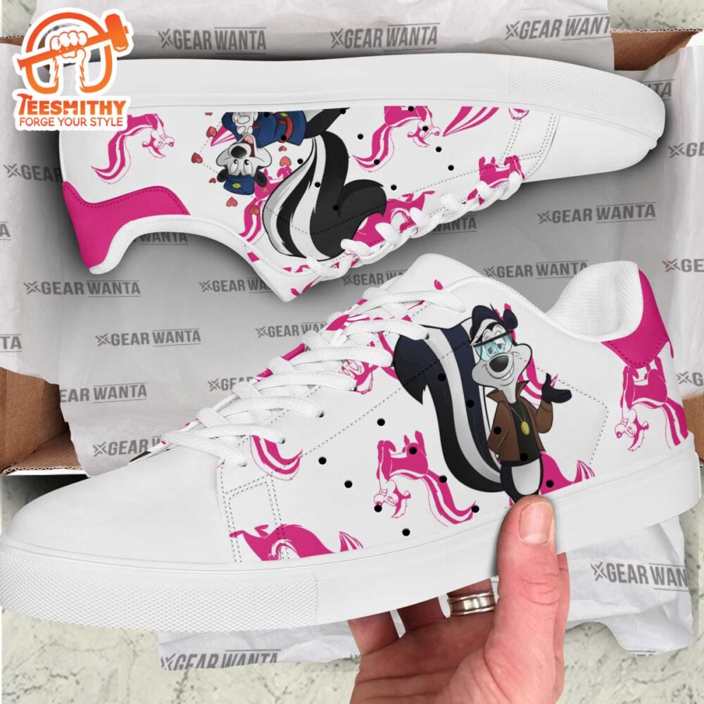 Pepe Le Pew Stan Smith Shoes For Kid