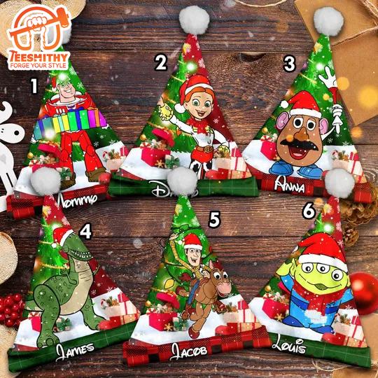 Personalize Toy Story Characters Christmas Santa Hat