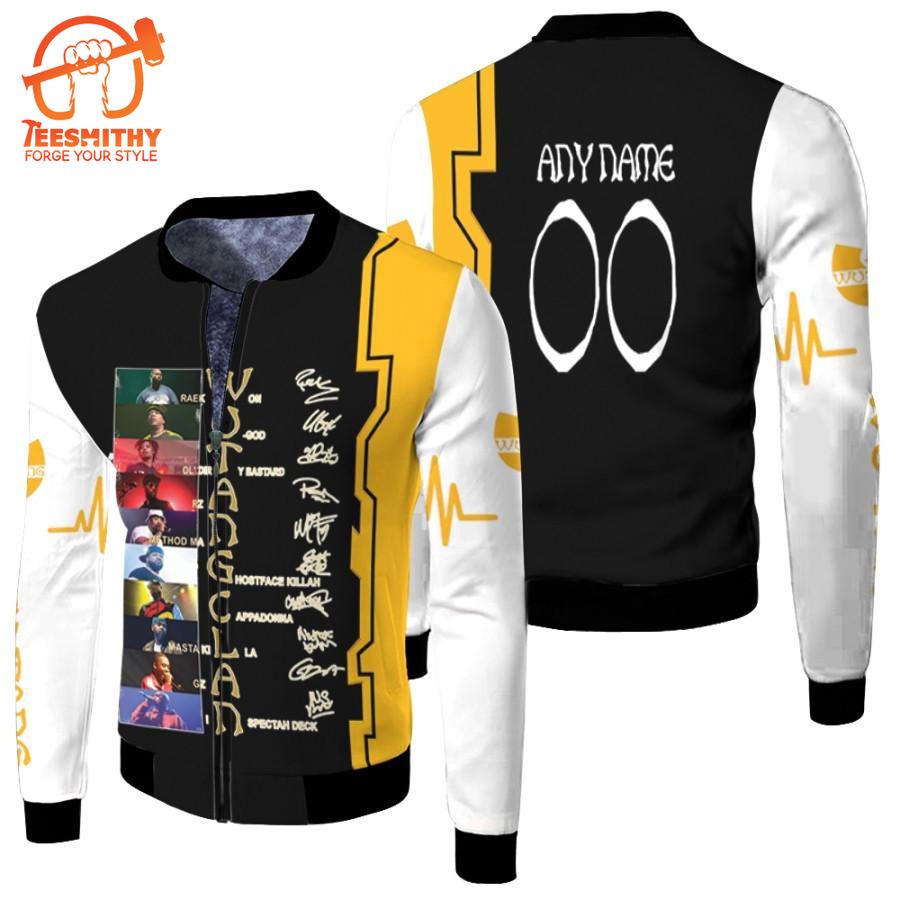 Personalized #00 Wutang Clan Famous American Hip Hop Group Member Band Signed gift for Wutang Clan fans Bomber Jacket  Gift Christmas