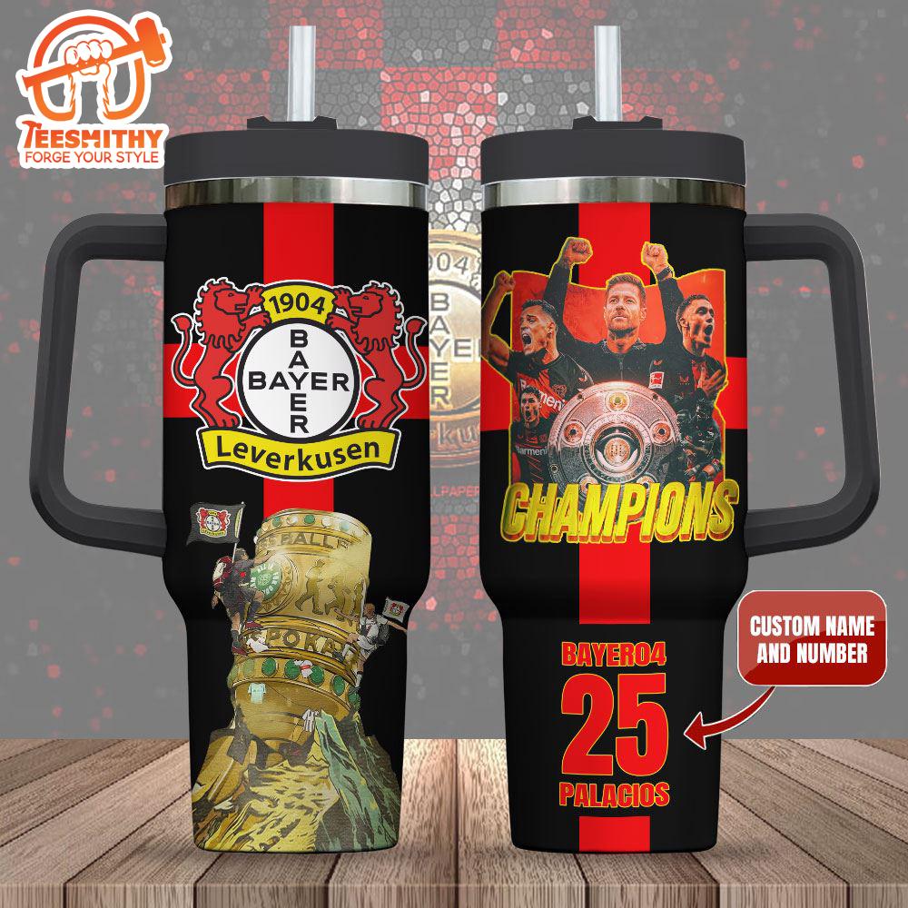 Personalized Bayer Leverkusen 40oz Stanley Tumbler For Fan Gift Christmas