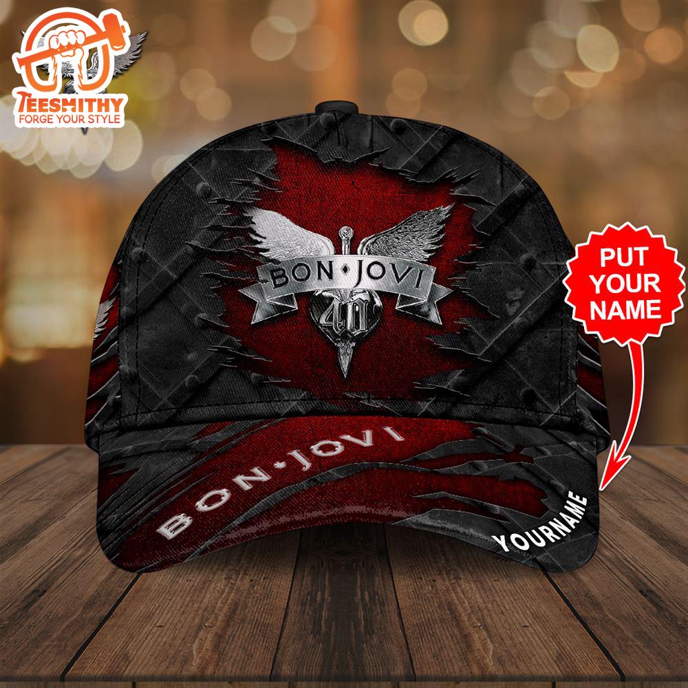 Personalized Bon Jovi Classic Cap 3D Hat Trendding New